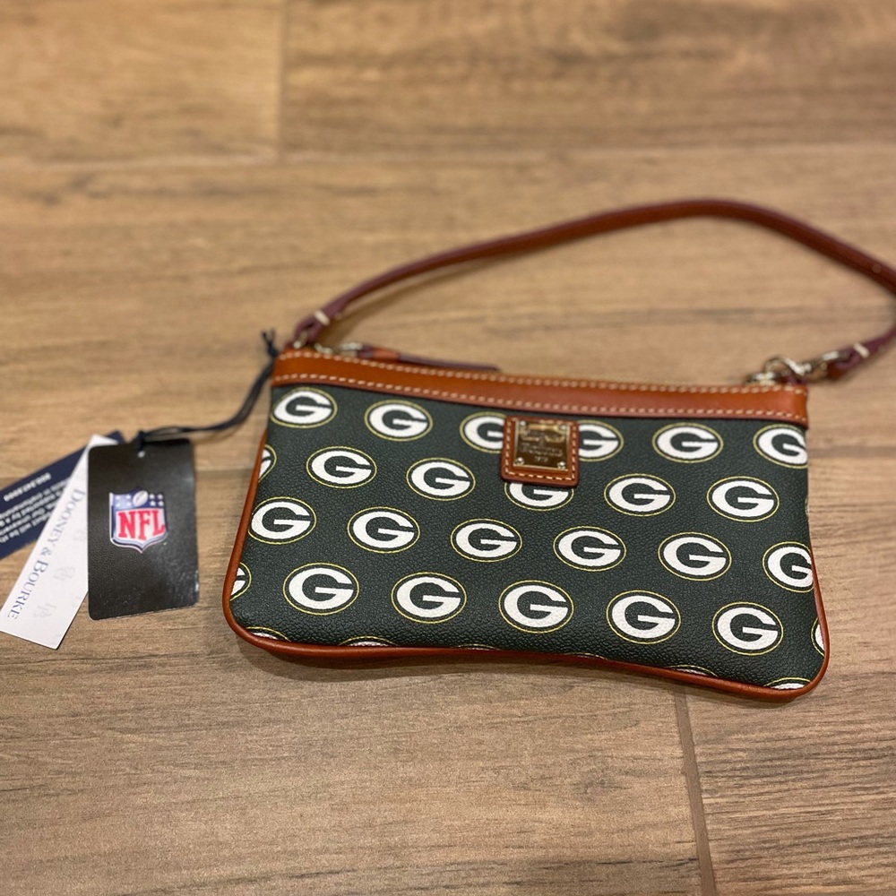 Dooney and Bourke Green Bay Packers Wristlet